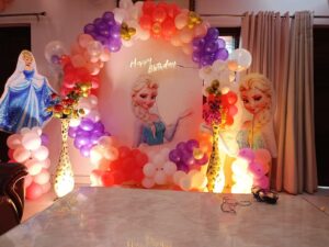 Frozen Theme Balloon Decoration